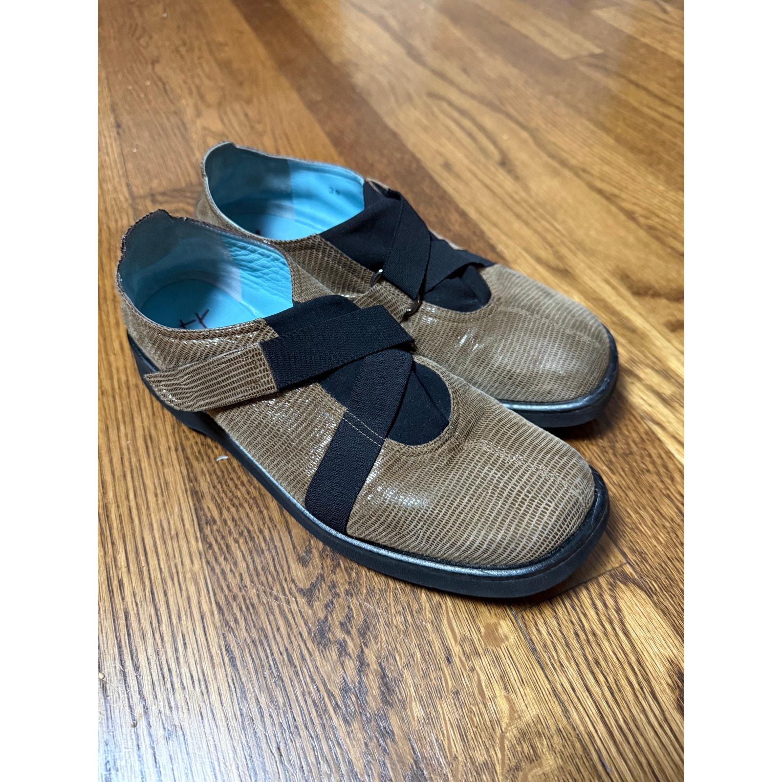 Thierry Rabotin Lena 7502 Bronze Slip On Shoe Size 38